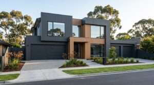 Exterior recladding completed on modern Melbourne home