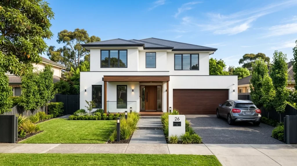 Melbourne family home prepared for sale with a professionally rendered exterior and modern street appeal.