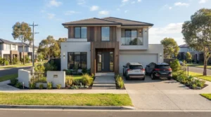 Modern Australian suburban home with improved exterior