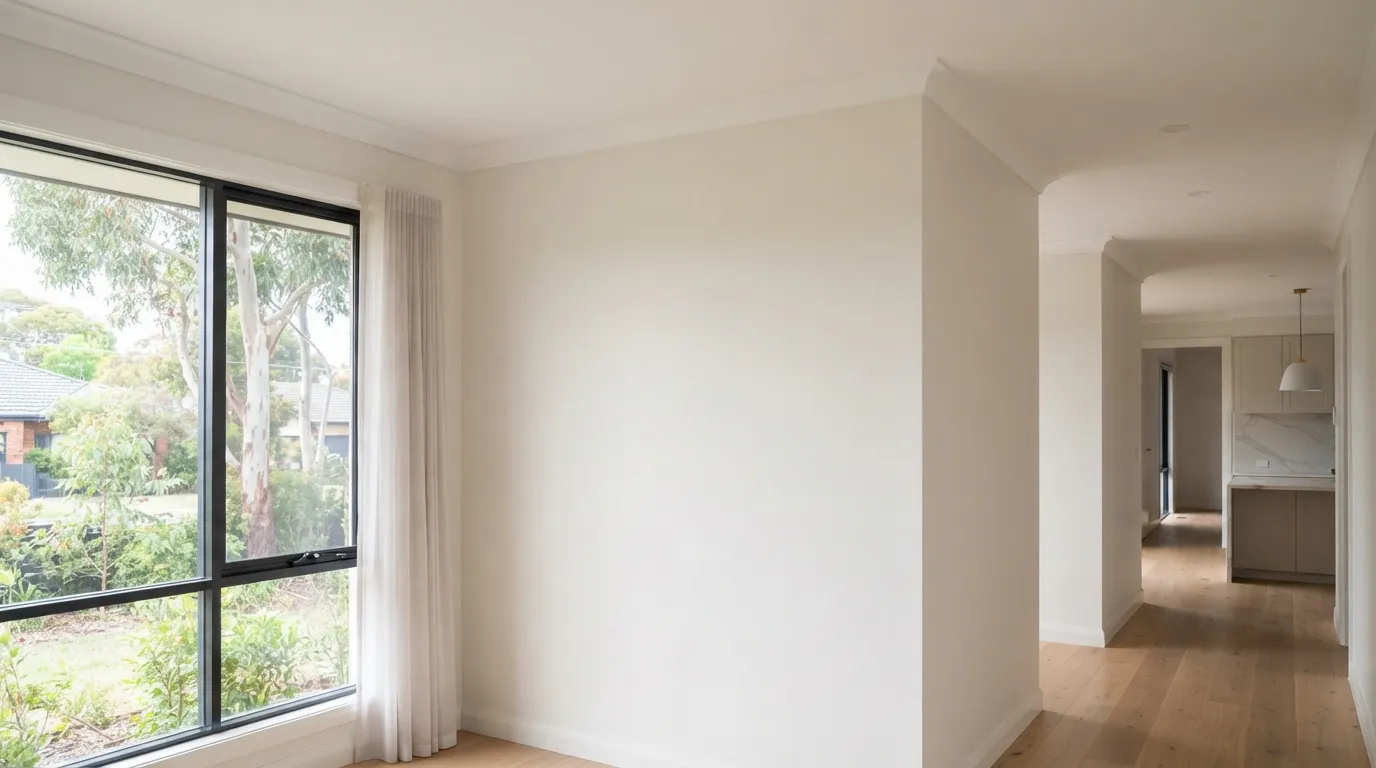 Plaster repair in a residential home in Northcote