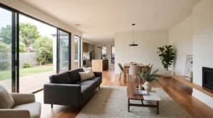 Professional wall resurfacing project in a modern Australian home