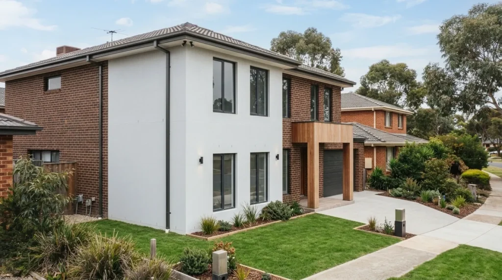 exterior wall rendering Melbourne